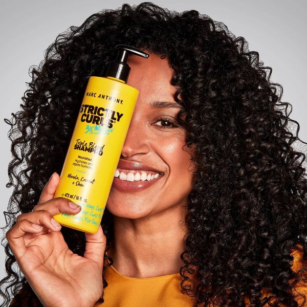 Marc Anthony Strictly Curls 3x Moisture Shampoo for Curly Hair - Shea Butter & Marula Oil - 16 fl oz