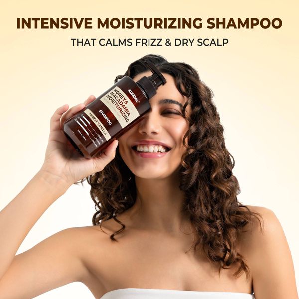 KUNDAL Honey & Macadamia Moisturizing Shampoo - Amber Vanilla - 16.90 fl oz