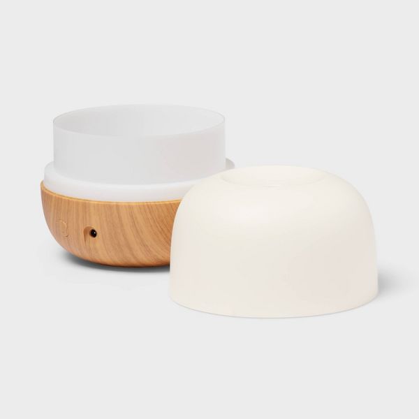 Small Woodgrain Essential Oil Diffuser - Threshold™: Ultrasonic Aroma, 5-Hour Run Time, Auto Shut-Off