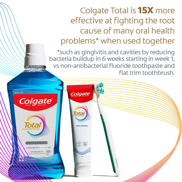 Colgate Total Whitening Gel Toothpaste - 5.1oz/2pk