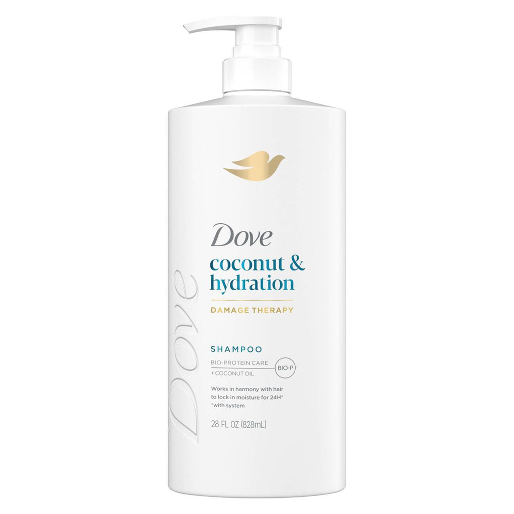 Dove Beauty Coconut Hydration Shampoo Pump with Coconut Oil & Bio-Protein Care - 28 fl oz
