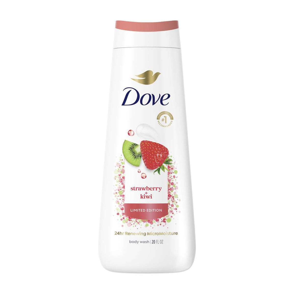 Dove Beauty Limited Edition Body Wash - Strawberry & Kiwi - 20 fl oz