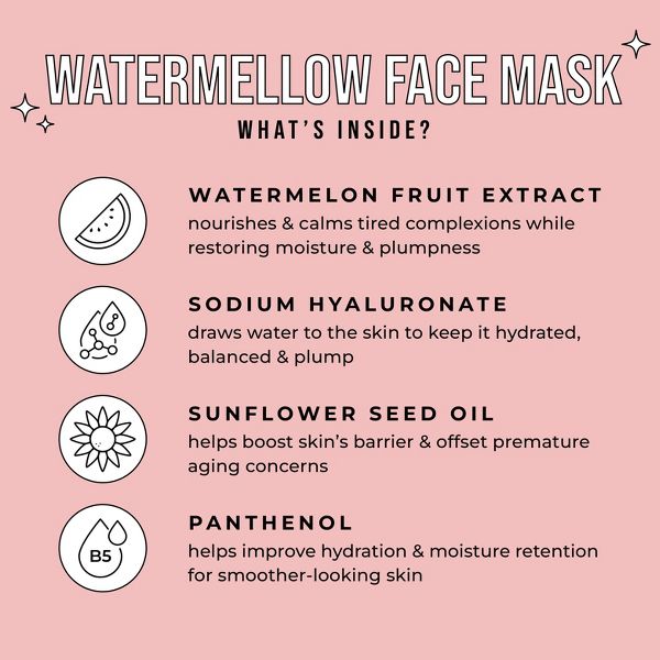 Avatara Watermellow Hydrating Mask - 0.71 fl oz