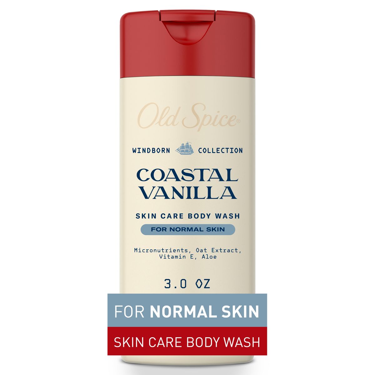 Old Spice Windborn Coastal Vanilla Body Wash - 3oz