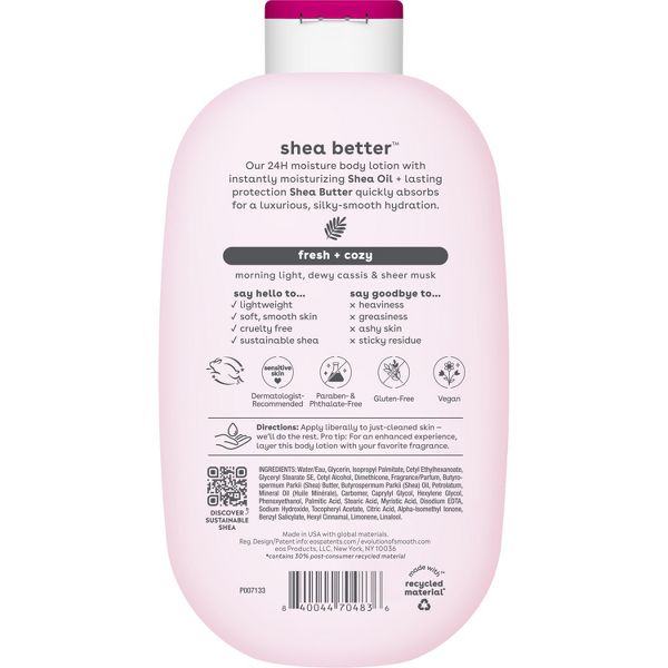eos Shea Better 24H Moisture Body Lotion - Fresh & Cozy - 16 fl oz