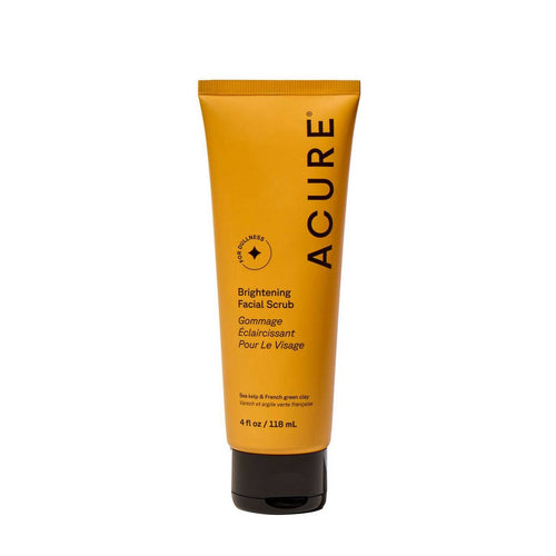 Acure Brightening Facial Scrub - Unscented - 4 fl oz
