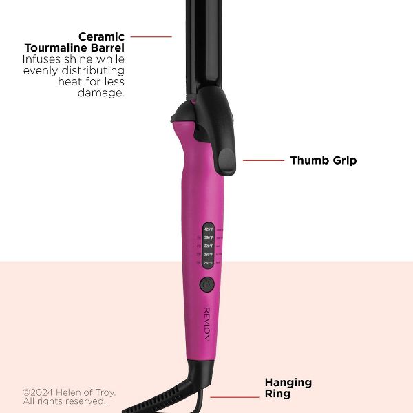 Revlon Easy Heat Precision Hair Curling Iron - 1"