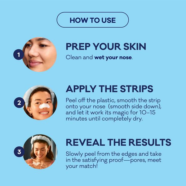 Biore Original Deep Cleansing Blackhead Remover Nose Pore Strips - 14ct
