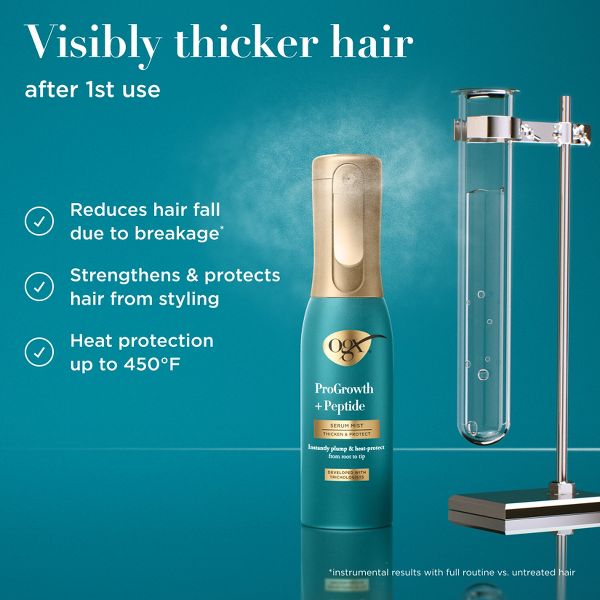 OGX ProGrowth + Peptide Hair Serum Mist - Thicken & Protect - 6.5 fl oz