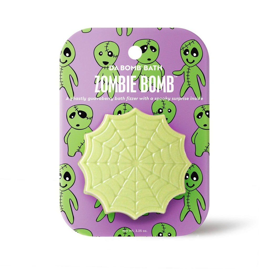 Da Bomb Bath Fizzers Zombie-Spiderweb Bath Bomb - 3.25oz