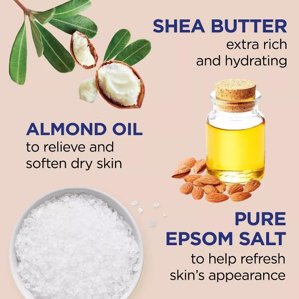 Dr Teals Body Wash with Pure Epsom Salt Shea Butter and Almond Oil Moisturizing Body Cleanser 24 oz