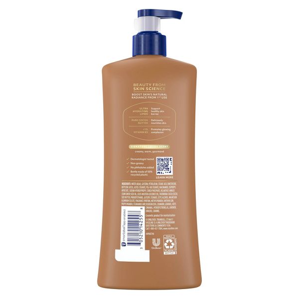 Vaseline Intensive Care Moisturizing Body Lotion with Cocoa Butter Cocoa Radiant - 10 fl oz