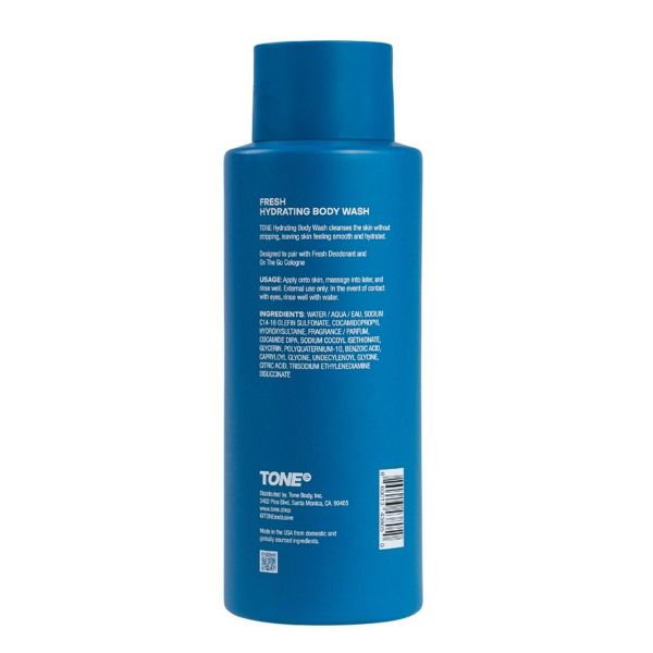 TONE Hydrating Body Wash with Long-Lasting Fragrance - Fresh - 500ml