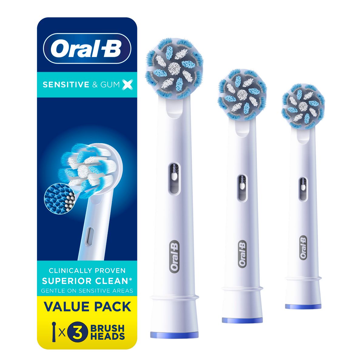 Oral-B Pro GumCare Electric Toothbrush Replacement Brush Head - 3ct