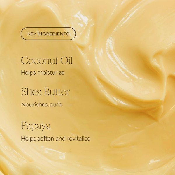 Raw Sugar The Mighty Curl Hair Mask - Papaya + Coconut - 10 oz