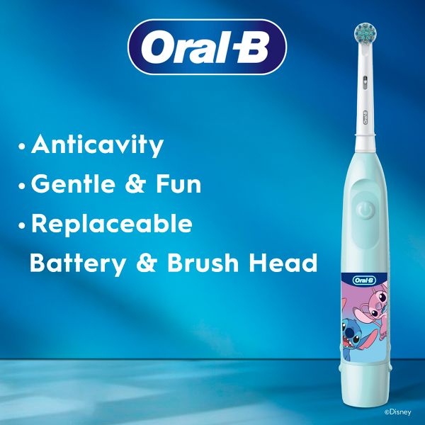 Oral-B Kids' Disney Battery Powered Electric Toothbrush - Blue
