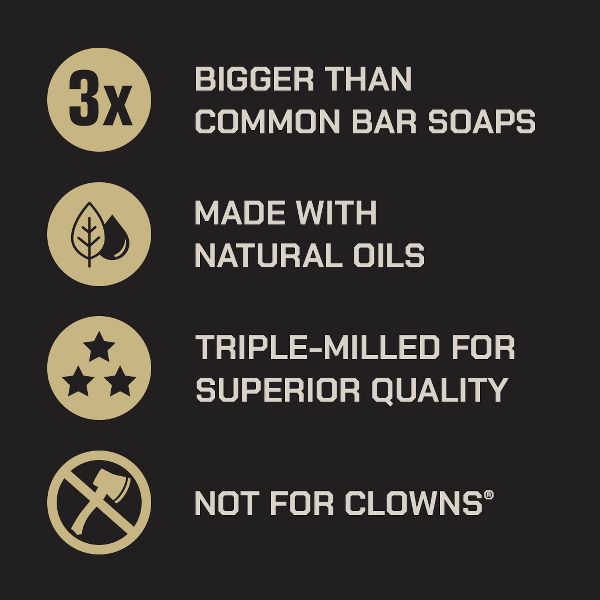 Duke Cannon Supply Co. Big Ass Brick of Soap for Men - Midnight Swim Bar Soap - 10oz