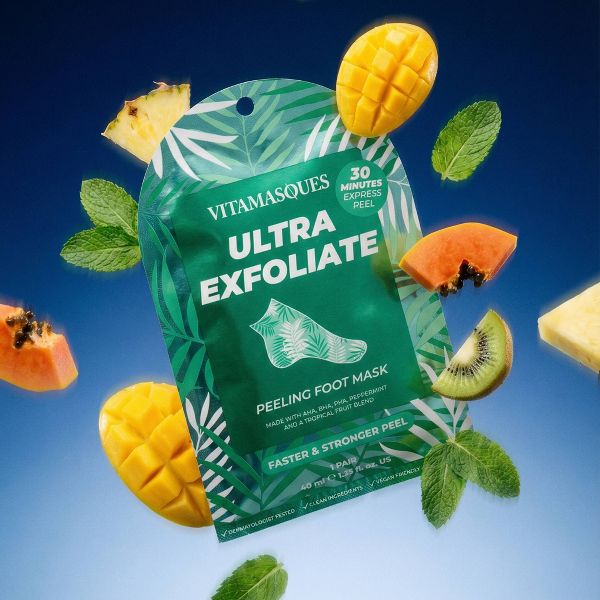 Vitamasques Exfoliate Foot Mask - 1.35 fl oz