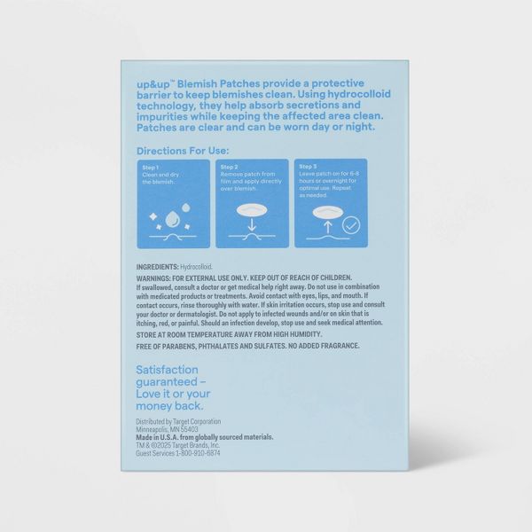 Translucent Hydrocolloid Patches - 24ct - up&up™