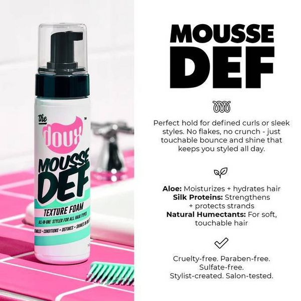 The Doux Mousse Def Texture Foam Curl Enhancer - 7 fl oz