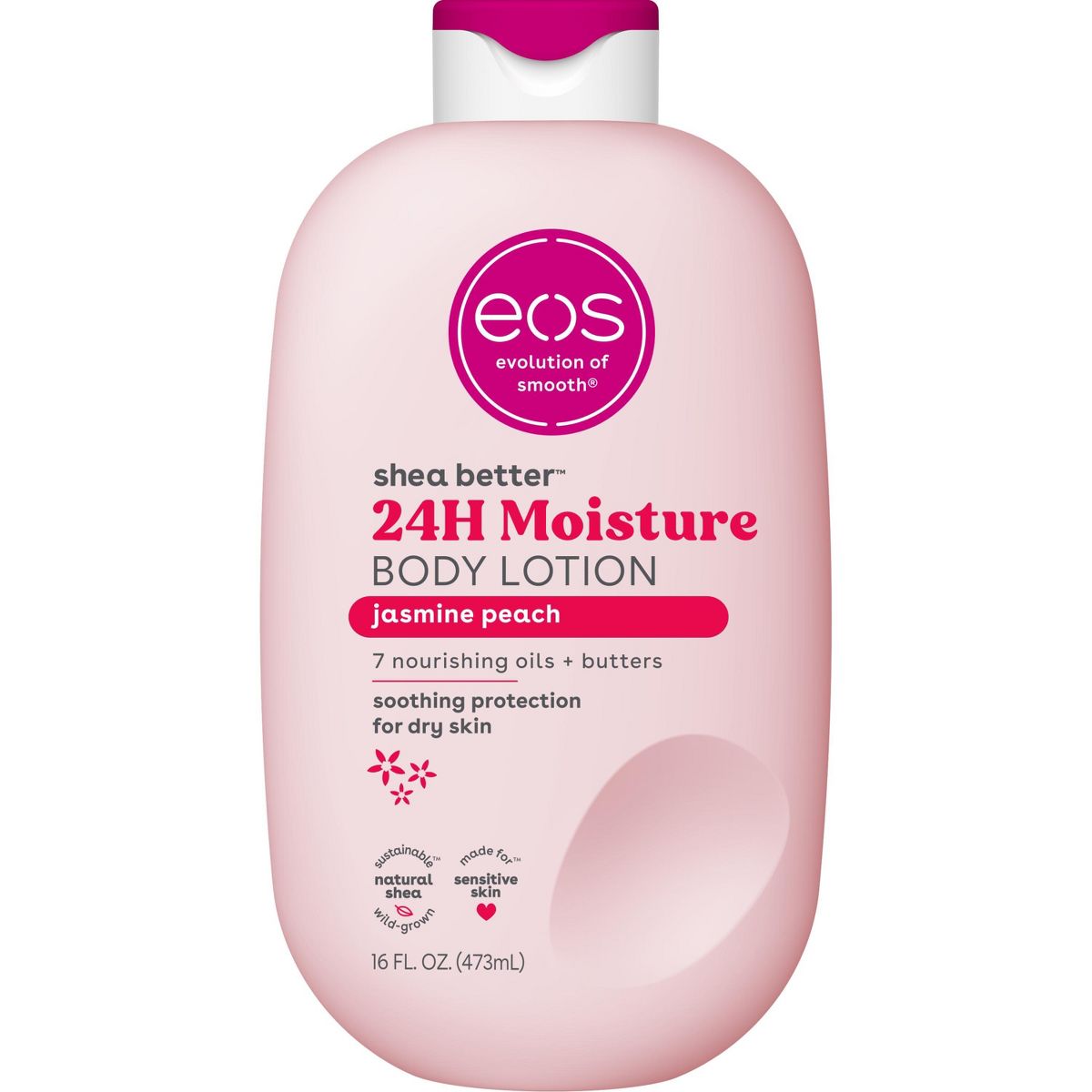 eos Jasmine Peach Body Lotion - 16oz