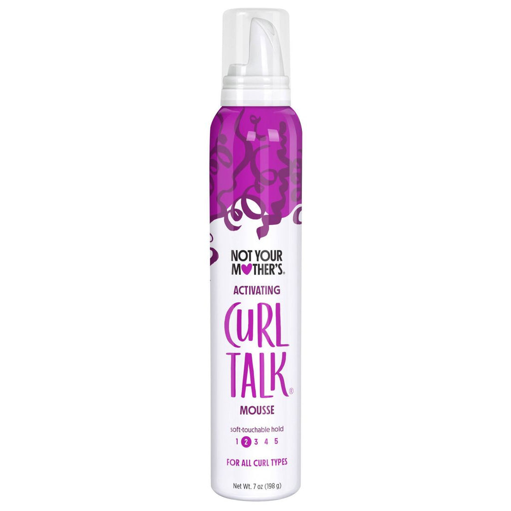 Not Your Mother's Curl Talk Curl Activating Mousse - 7 oz: Paraben-Free, Silicone-Free, Sulfate-Free