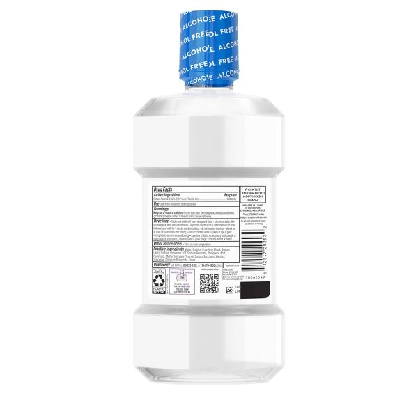 Listerine Total Care Alcohol-Free Anticavity Fluoride Extra Mild Mouthwash - Mint - 500ml