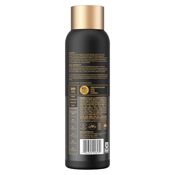SheaMoisture Body Wash Calm & Clearing - African Black Soap with Aloe & Vitamin E - 18 fl oz