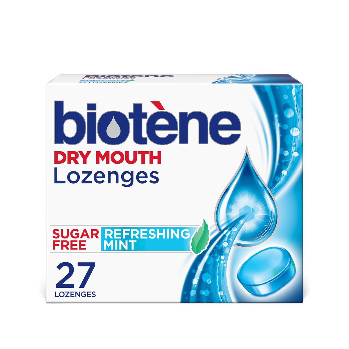 Biotene Base Oral Care Refreshing Mint Lozenges - 27ct