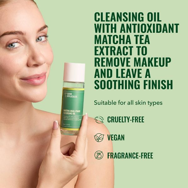 Good Molecules Matcha Dual-Phase Cleansing Oil - 100ml