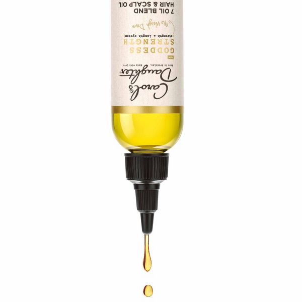 Carol's Daughter Goddess Strength Scalp Oil and Hair Oil Deep Treatment with Castor Oil for Breakage Prone Hair - 4.2 fl oz