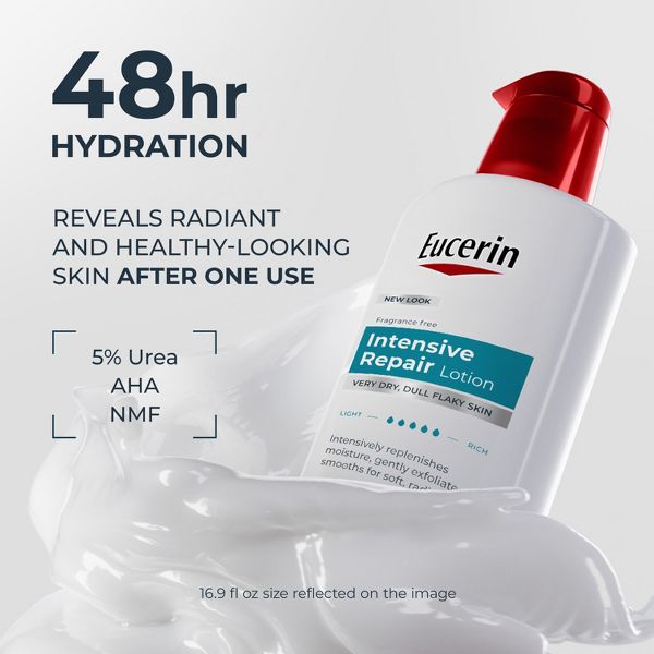 Eucerin Intensive Repair Body Lotion for Very Dry Skin Unscented - 16.9 fl oz