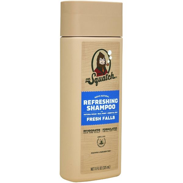 DR. SQUATCH Men's Natural Shampoo - Fresh Falls - 11 fl oz