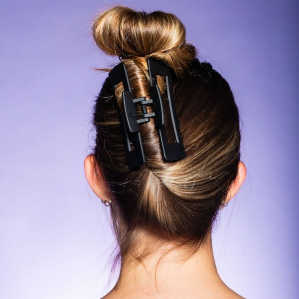 Gimme Beauty Locked In Claw Clips for Thick Hair - Black/Tort - 2ct