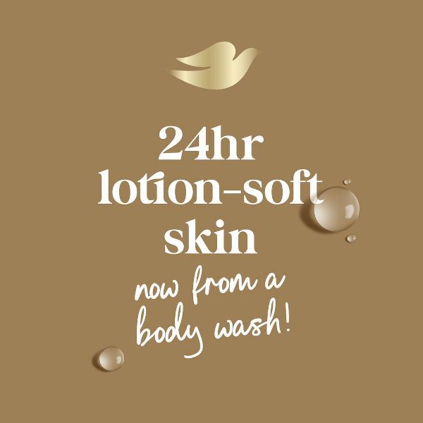 Dove Beauty Indulge 24-Hour Lotion-Soft Skin Body Wash - Warm Vanilla Sweet Cream - 20 fl oz