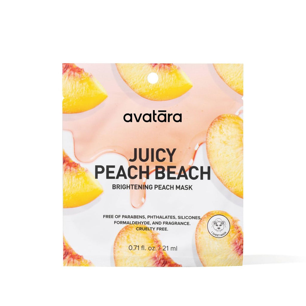 Avatara Peach Beach Brightening Mask - 0.71 fl oz