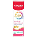 Colgate Total Active Prevention Sensitivity Mineral Shield Mint Toothpaste - Gentle Mint - 3oz