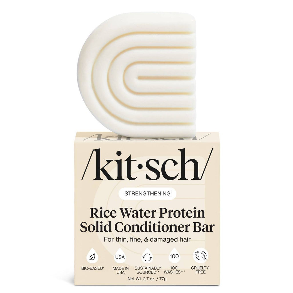 Kitsch Rice Water Protein Strengthening Solid Conditioner - 2.7oz