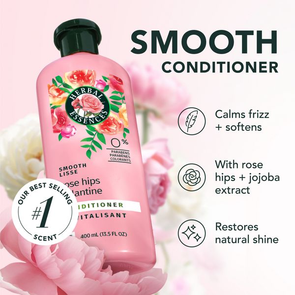 Herbal Essences Smooth Conditioner with Rose Hips & Jojoba Extracts - 13.5 fl oz