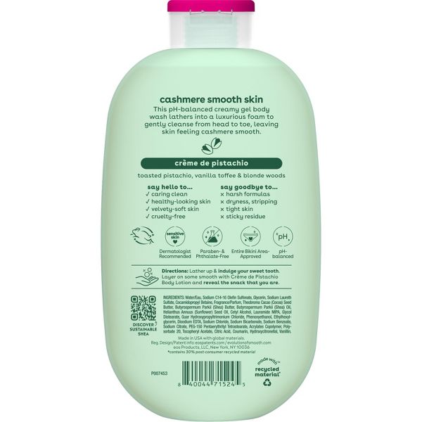 eos Cashmere Body Wash - Creme De Pistachio - 16 fl oz