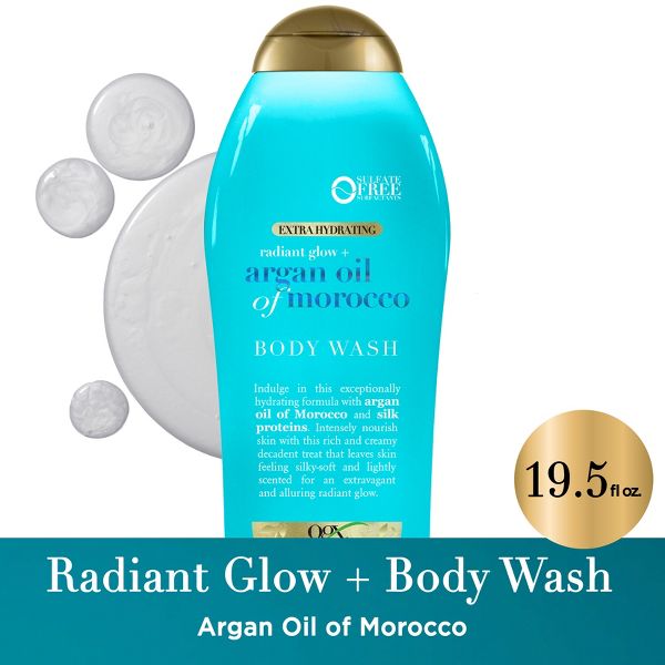 OGX Radiant Glow Argan Oil of Morocco Body Wash - 19.5 fl oz