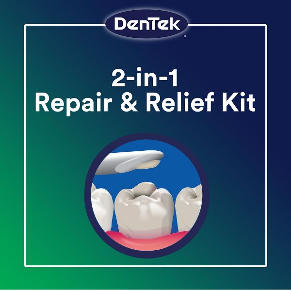 DenTek Temparin Max Lost Filling Kit with Tooth Repair and Toothache Pain Relief