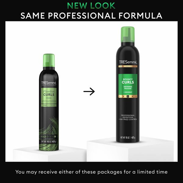 Tresemme Flawless Curls Hair Mousse with Coconut and Avovado Oil - 15oz