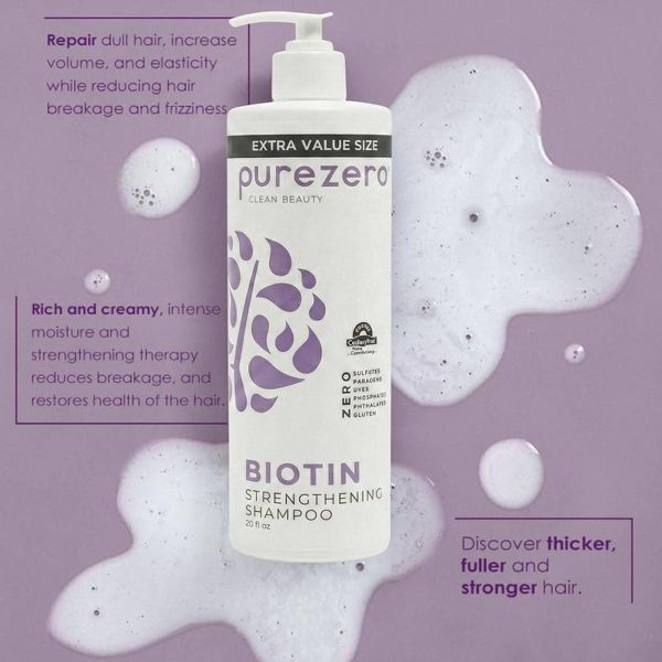 Purezero Biotin Hair Shampoo - 20 fl oz
