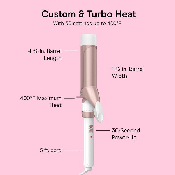 Conair Double Ceramic 1.5" Curling Iron