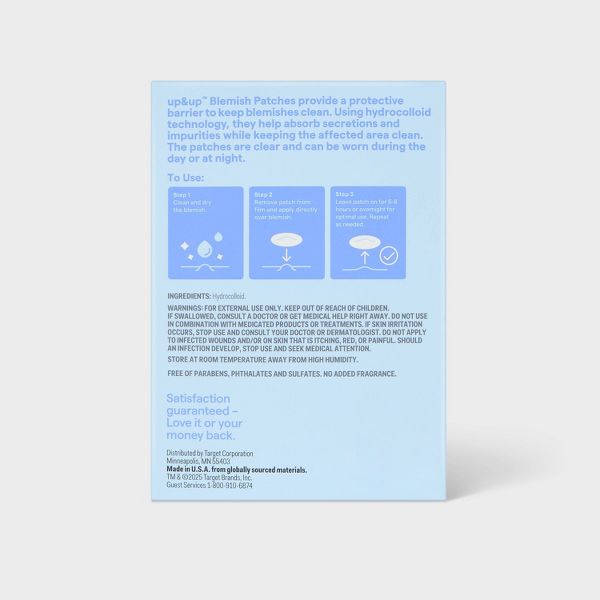 Translucent Hydrocolloid Patches - 24ct - up&up™