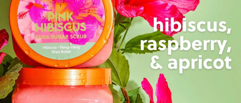 Tree Hut Pink Hibiscus Shea Sugar Body Scrub - 18oz