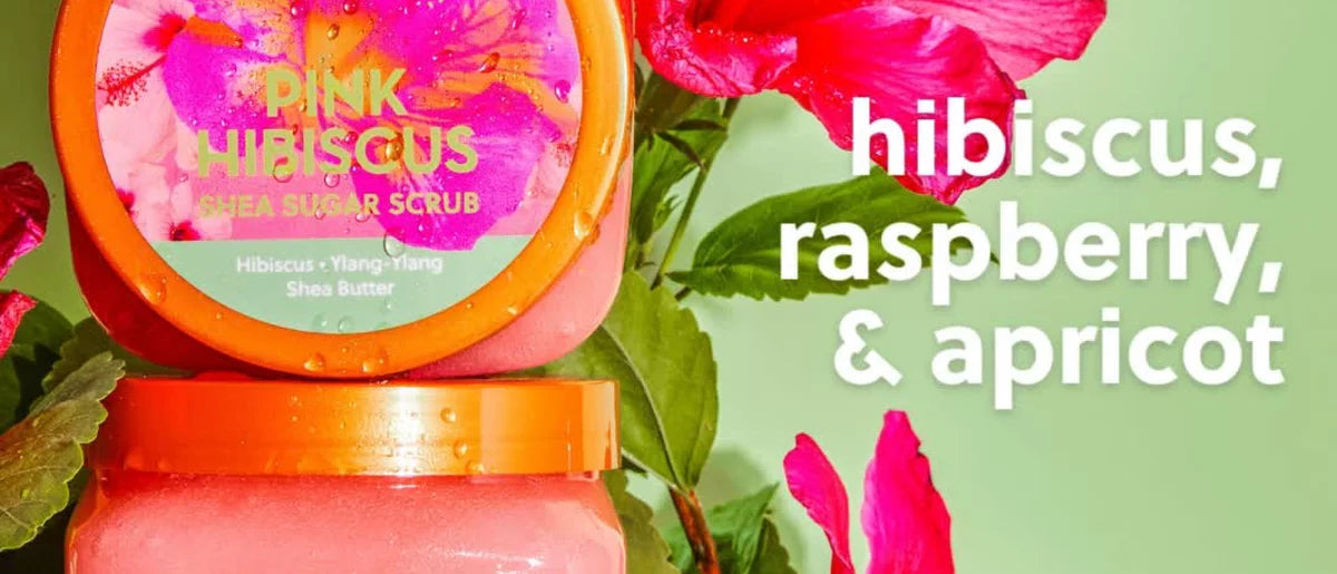 Tree Hut Pink Hibiscus Shea Sugar Body Scrub - 18oz
