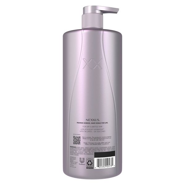 Nexxus Therappe Ultimate Moisture Shampoo for Dry Hair with Elastin Protein and Green Caviar - Silicone-Free - 33.8 fl oz