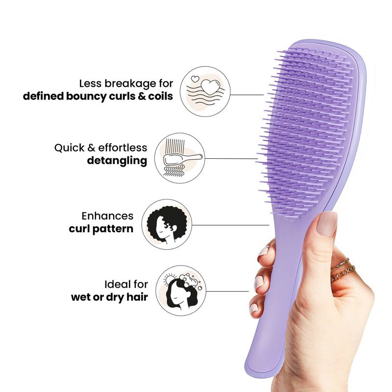 Tangle Teezer Naturally Curly Hair Brush - Purple